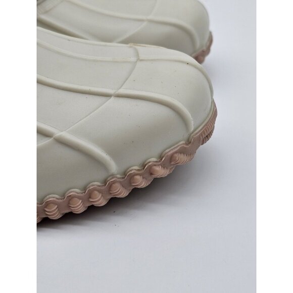 Magellan Women's Boots Size 7 M Beige Quilted Duck Boot Rubber Winter Waterproof - Picture 5 of 10